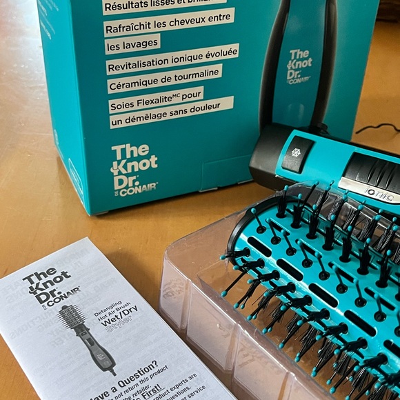 DETANGLING HOT AIR BRUSH (WET/DRY STYLER) - THE KNOT DR. CONAIR - Picture 3 of 7